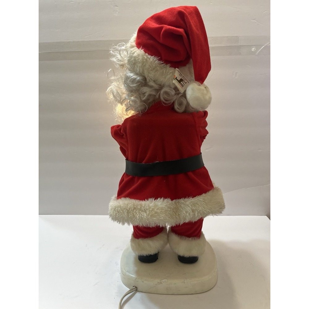 Vintage Christmas Santa's Best Santa Claus Figure Illuminated Candle 20" *Read* - Picture 9 of 16